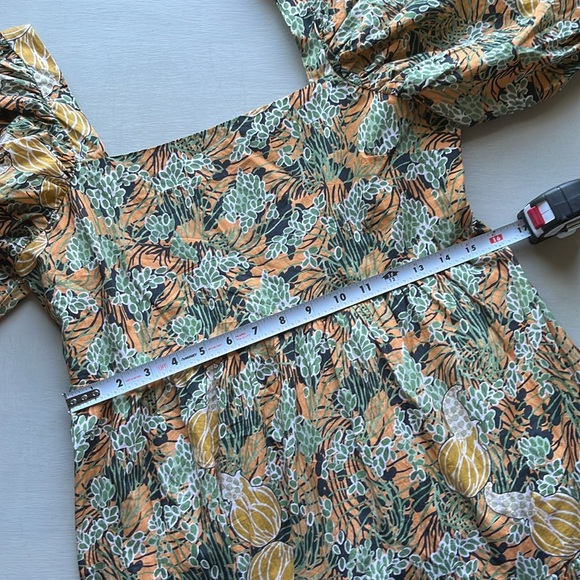 Oliphant Bubble Hem Dress in Apricot EUC size M - Picture 11 of 12